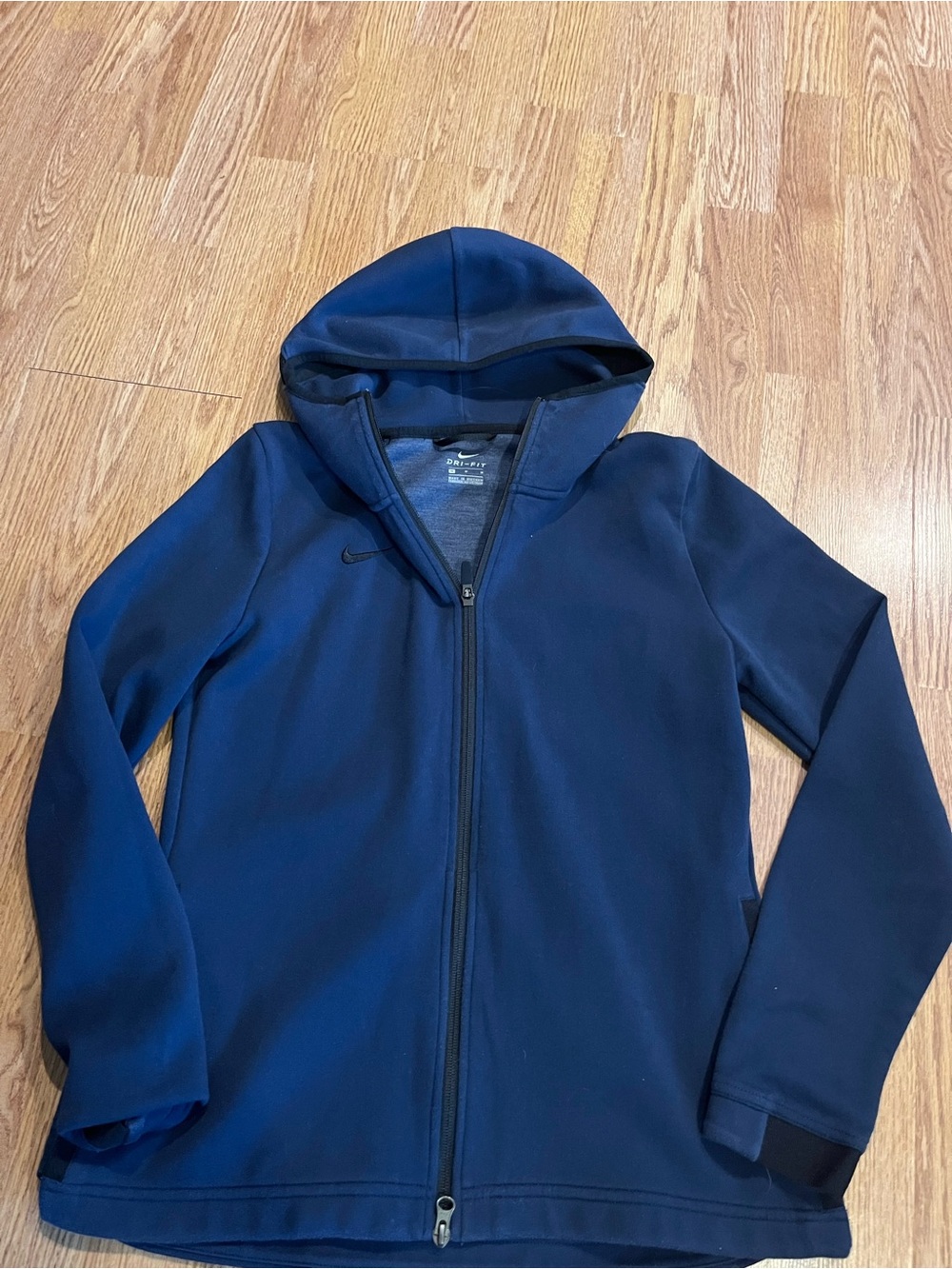 Nike Men's Dark Navy Full-Zip Hooded Jacket